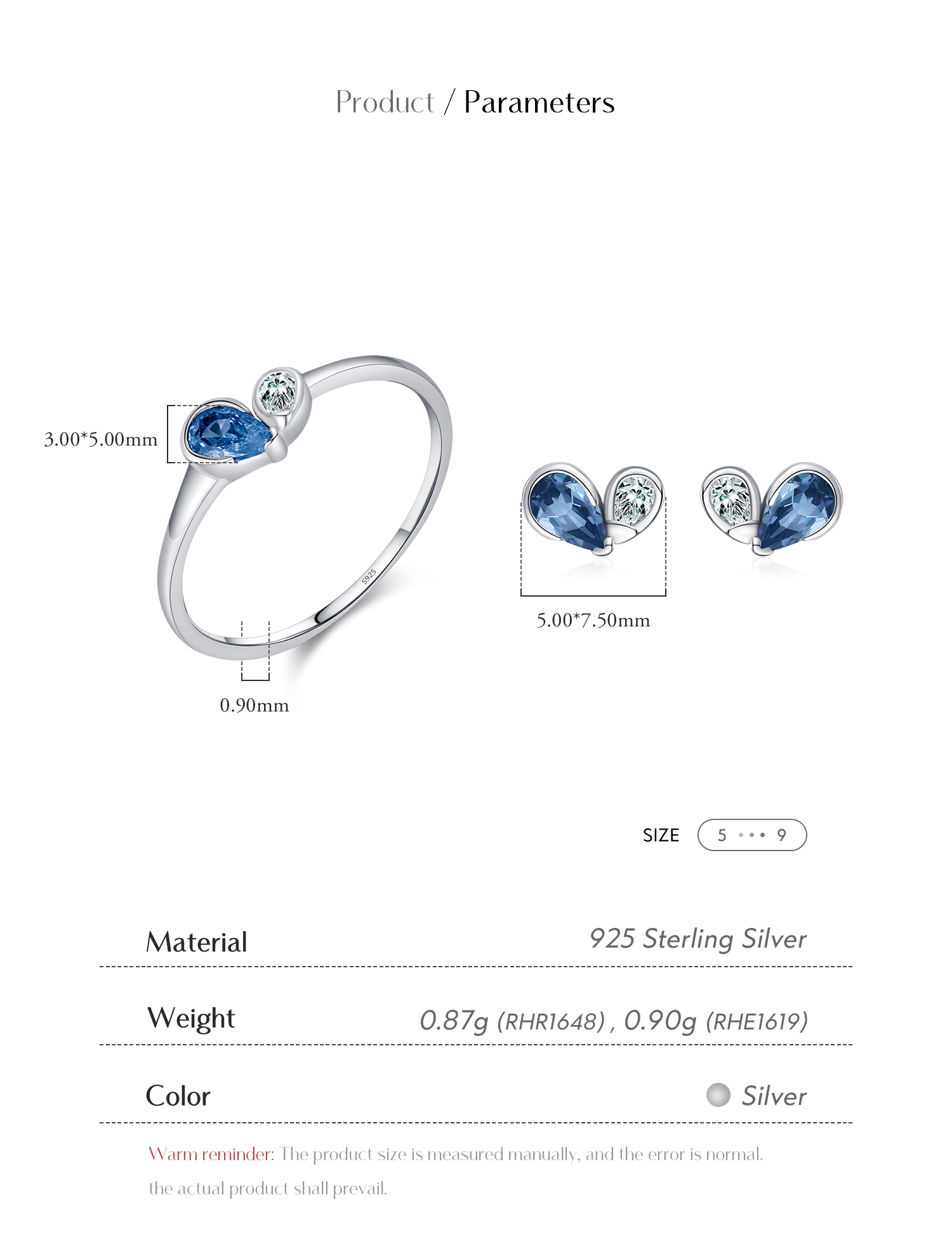 Sweet Simple Style Shiny Heart Shape Sterling Silver Inlay Zircon Rhodium Plated Women's Jewelry Set display picture 4