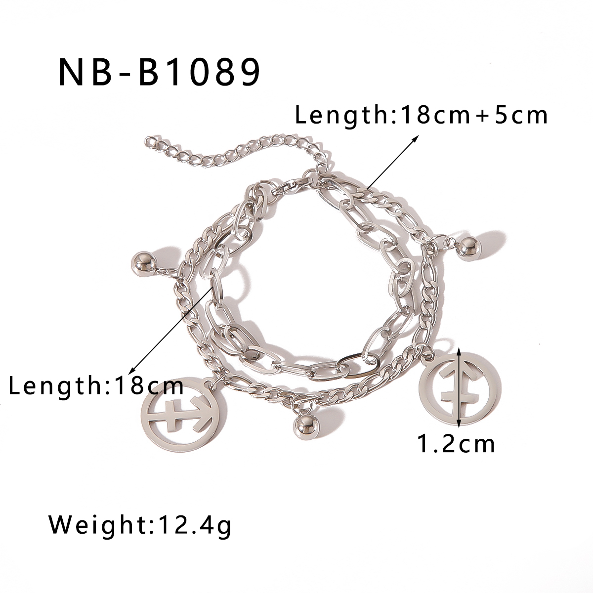 Simple Style Classic Style Round 304 Stainless Steel Bracelets In Bulk display picture 6