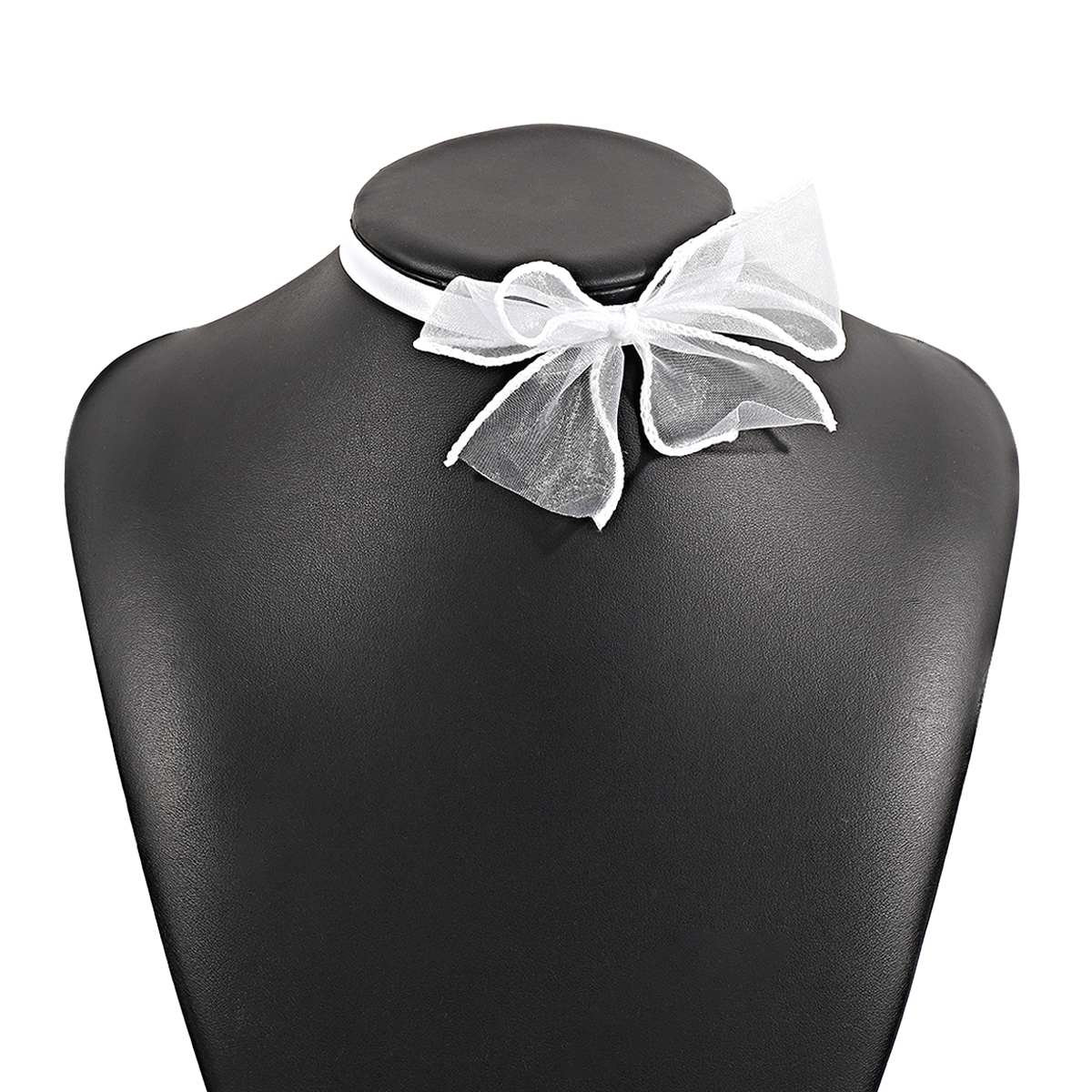 Wholesale Jewelry Sexy Sweet Bow Knot Gauze Handmade Long Necklace display picture 5