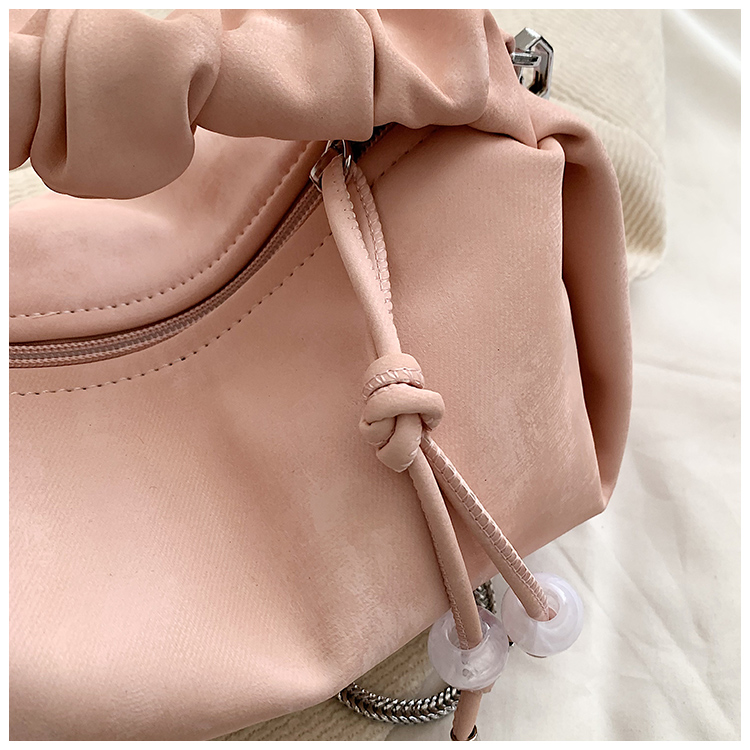 Women's One Size Pu Leather Solid Color Classic Style Sewing Thread Zipper Handbag display picture 9