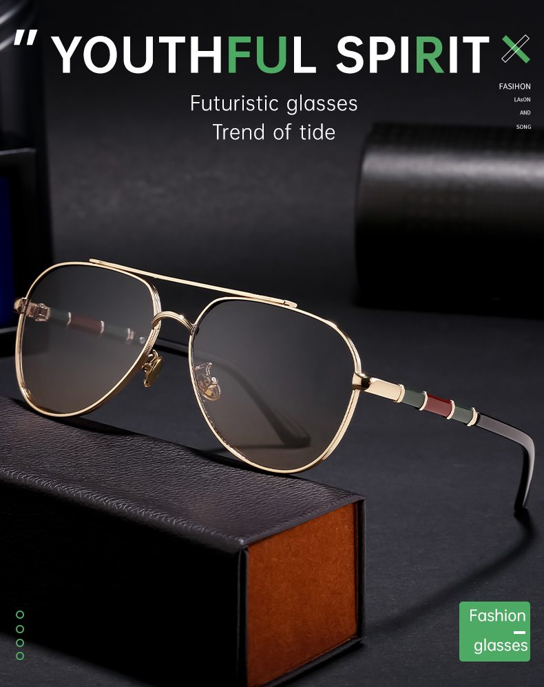 Retro Solid Color Pc Square Full Frame Men's Sunglasses display picture 12