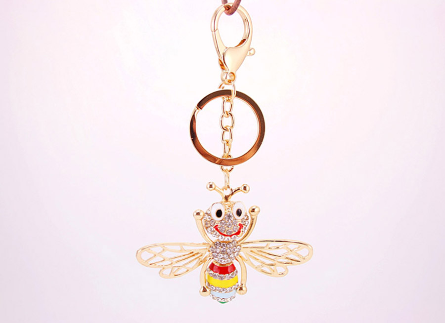Cute Bee Alloy Women's Keychain display picture 3