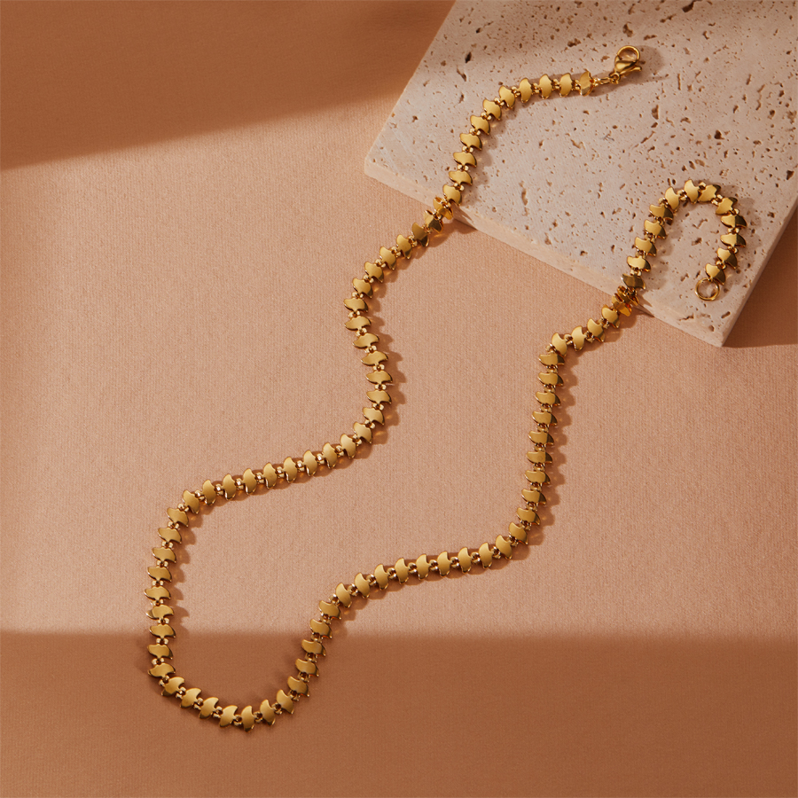 Bijoux En Gros Style Simple Rond Le Fer Perles Artificielles Polissage Placage Incruster Foulard display picture 4