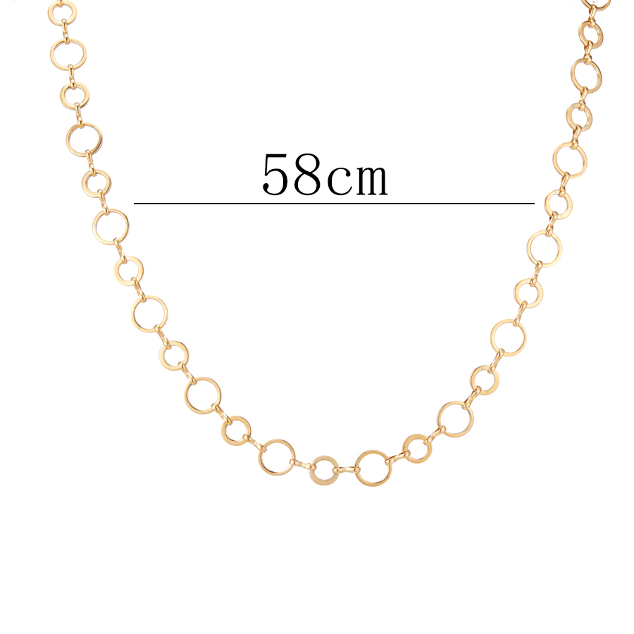 Wholesale Jewelry Simple Style Round Iron Artificial Pearls Polishing Plating Inlay Choker display picture 1