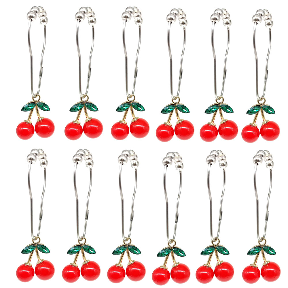 Elegant Pastoral Cherry Alloy Resin Pendant display picture 6