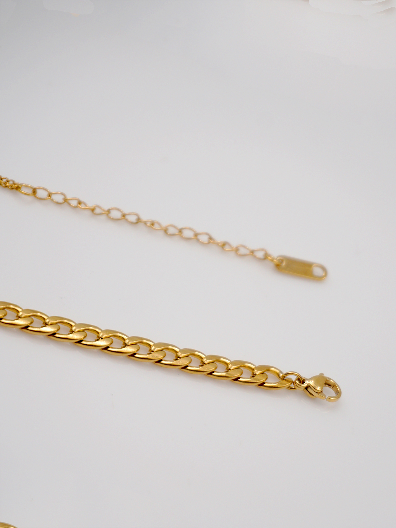 Edelstahl 304 Titan Stahl Vergoldet Einfacher Stil Patchwork Twist Halskette display picture 5