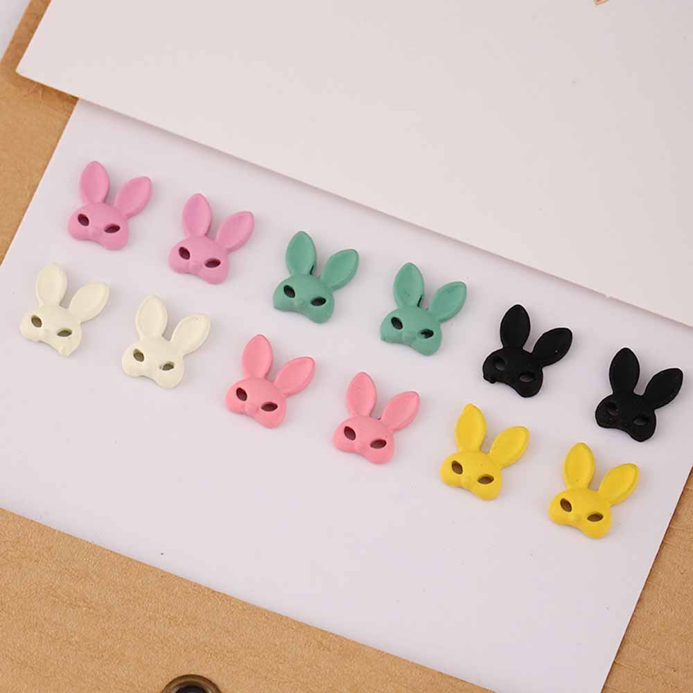 Cartoon Style Rabbit Fox Zinc Alloy Nail Decoration Accessories 60 Pieces Per Pack display picture 2