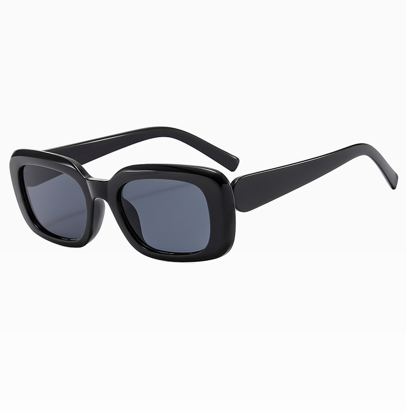 Streetwear Solid Color Ac Square Full Frame Women's Sunglasses display picture 8