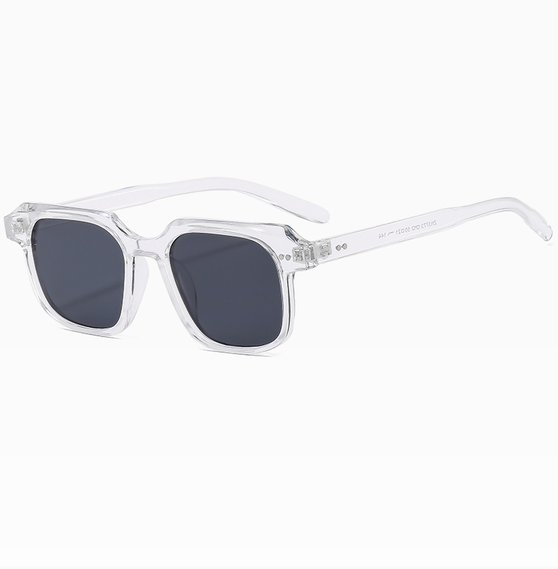Casual Simple Style Color Block Solid Color Ac Square Full Frame Women's Sunglasses display picture 9
