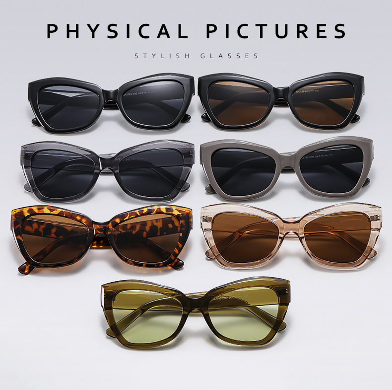 Streetwear Solid Color Leopard Ac Butterfly Frame Full Frame Women's Sunglasses display picture 1