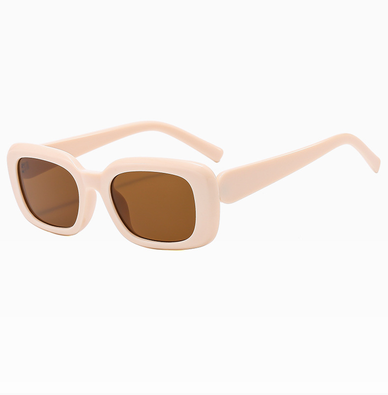 Strassenmode Einfarbig Ac Quadrat Vollbild Sonnenbrille Der Frauen display picture 11