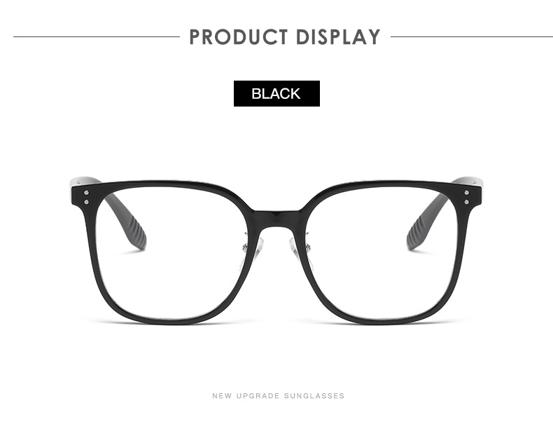 Simple Style Solid Color Pc Square Full Frame Optical Glasses display picture 5