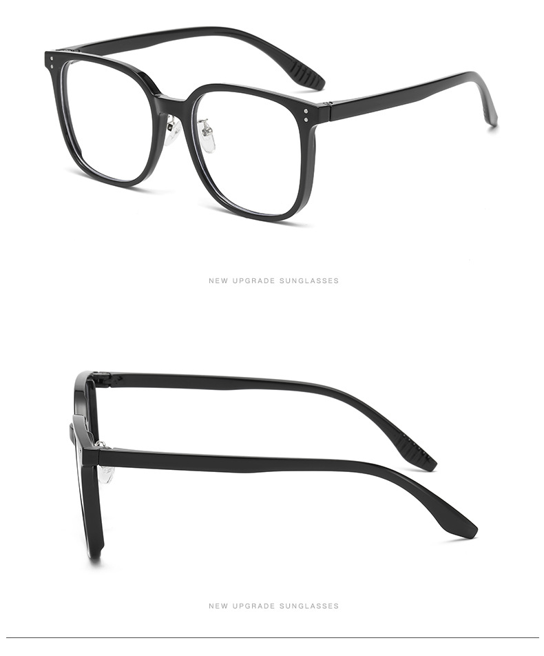 Simple Style Solid Color Pc Square Full Frame Optical Glasses display picture 6