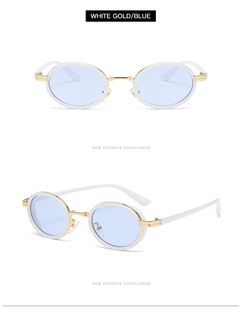 Simple Style Oval Pc Oval Frame Full Frame Women's Sunglasses display picture 7