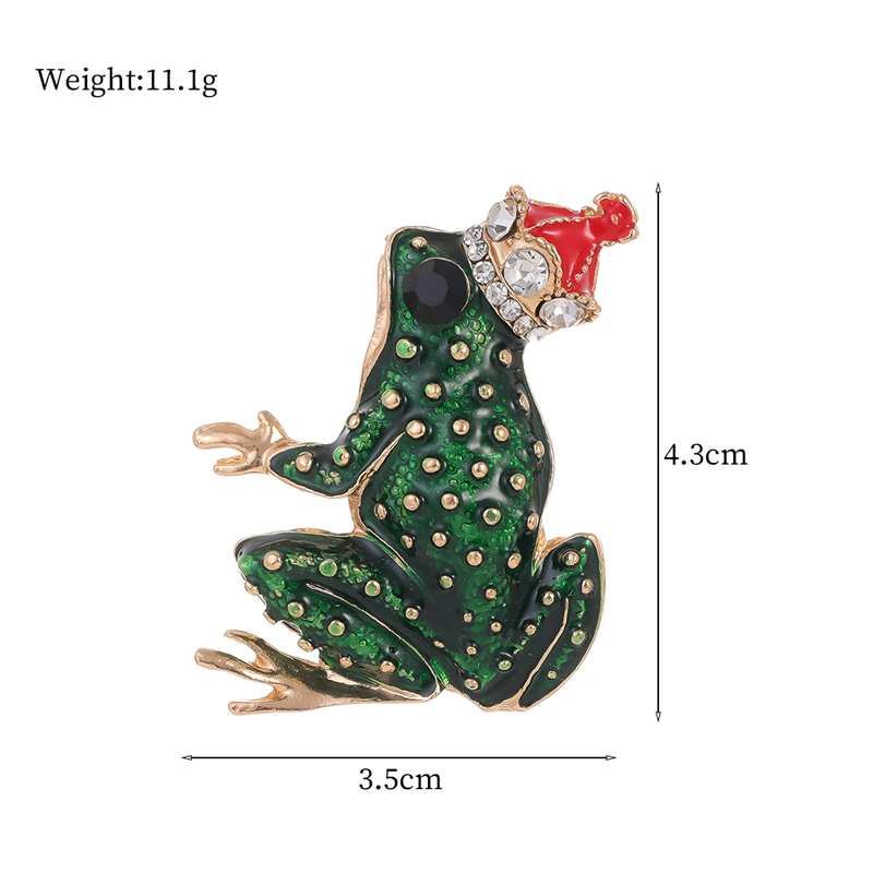 Élégant Animal Papillon Grenouille Alliage Strass Unisexe Broches display picture 10