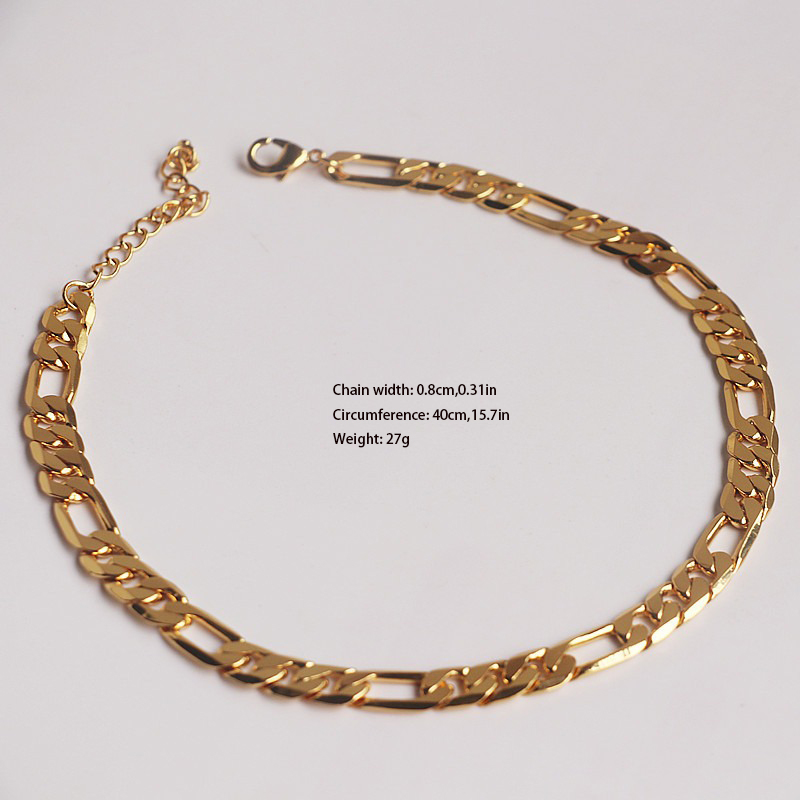 Kupfer 18 Karat Vergoldet Lässig Einfarbig Halskette display picture 8