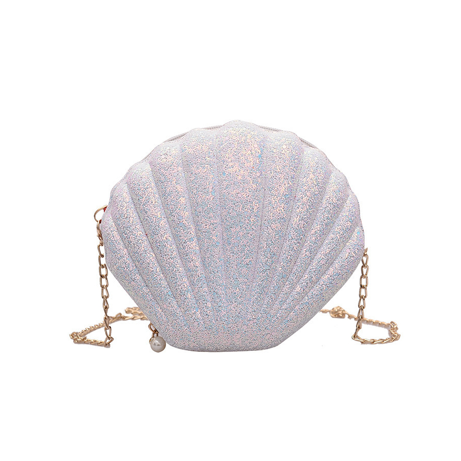 Femmes Faux Cuir Couleur Unie Élégant Coquille Boucle Sac Bandoulière display picture 11