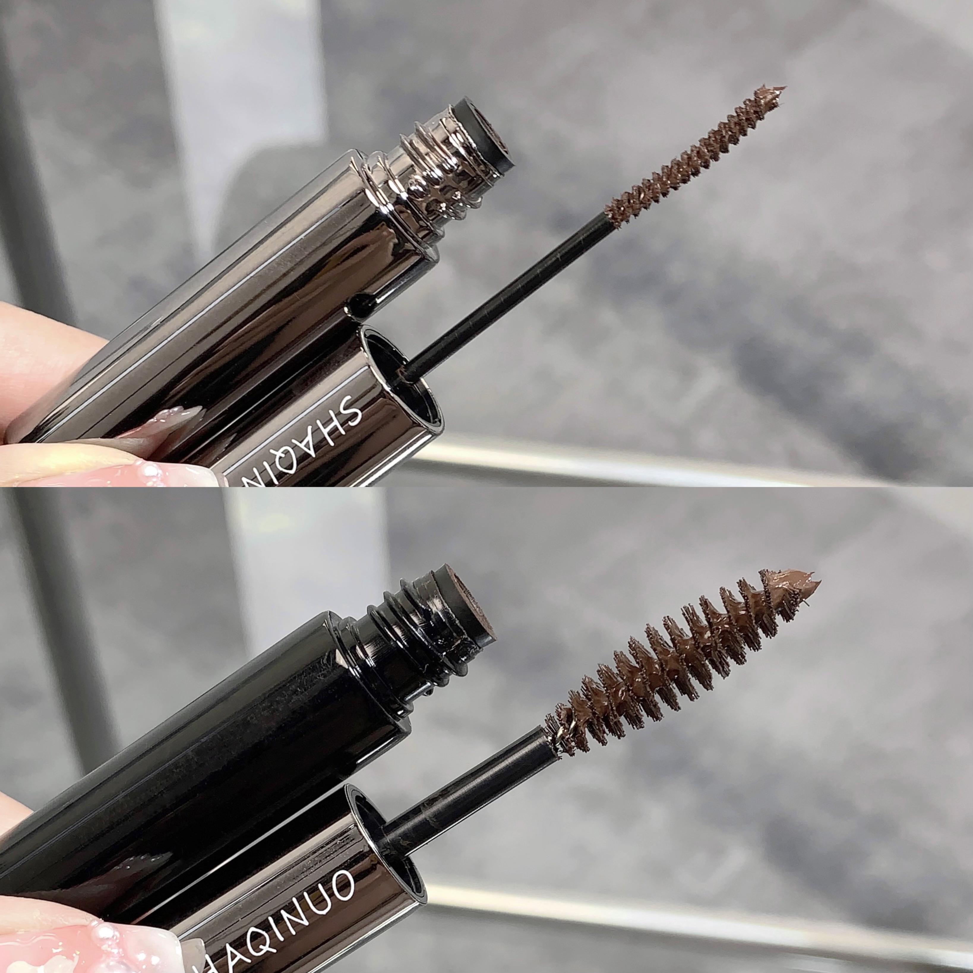 Simple Style Classic Style Brown Black Solid Color Plastic Mascara 1 Piece display picture 5