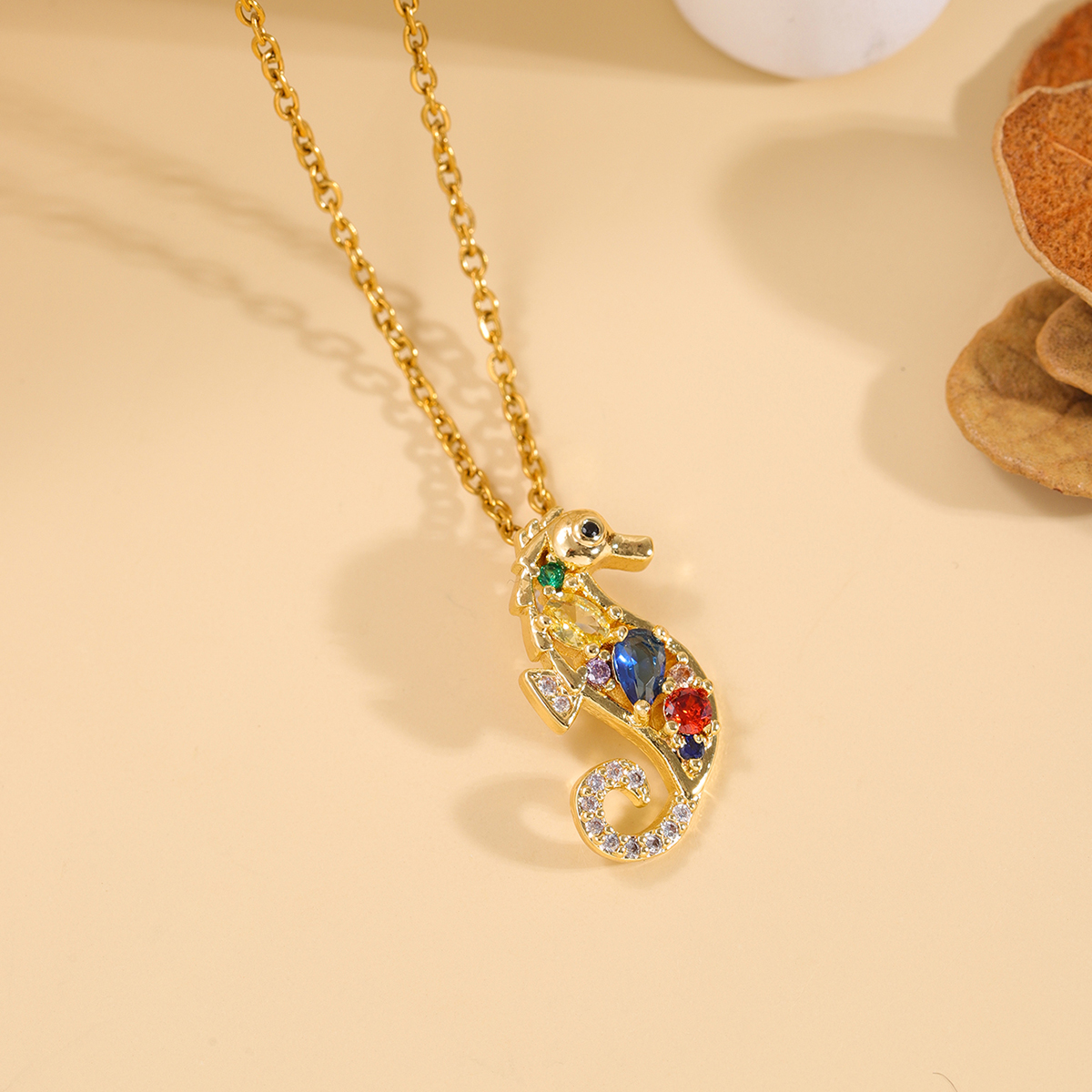 304 Stainless Steel 18K Gold Plated Casual Cute Plating Inlay Bird Zircon Pendant Necklace display picture 6