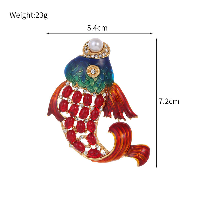 Simple Style Classic Style Animal Leaf Watermelon Alloy Inlay Artificial Rhinestones Women's Brooches display picture 23