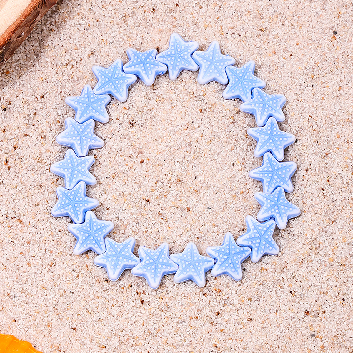 Cute Beach Sweet Starfish Synthetic Resin Beaded Women's Bracelets display picture 6