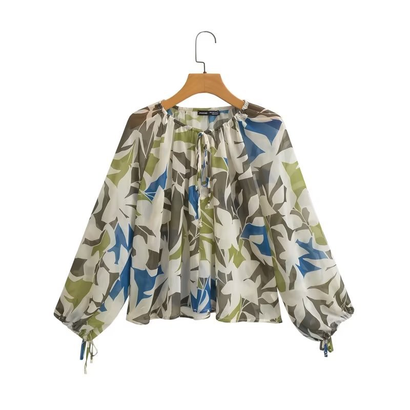 Women's Blouse Long Sleeve Blouses Printing Streetwear Printing display picture 1