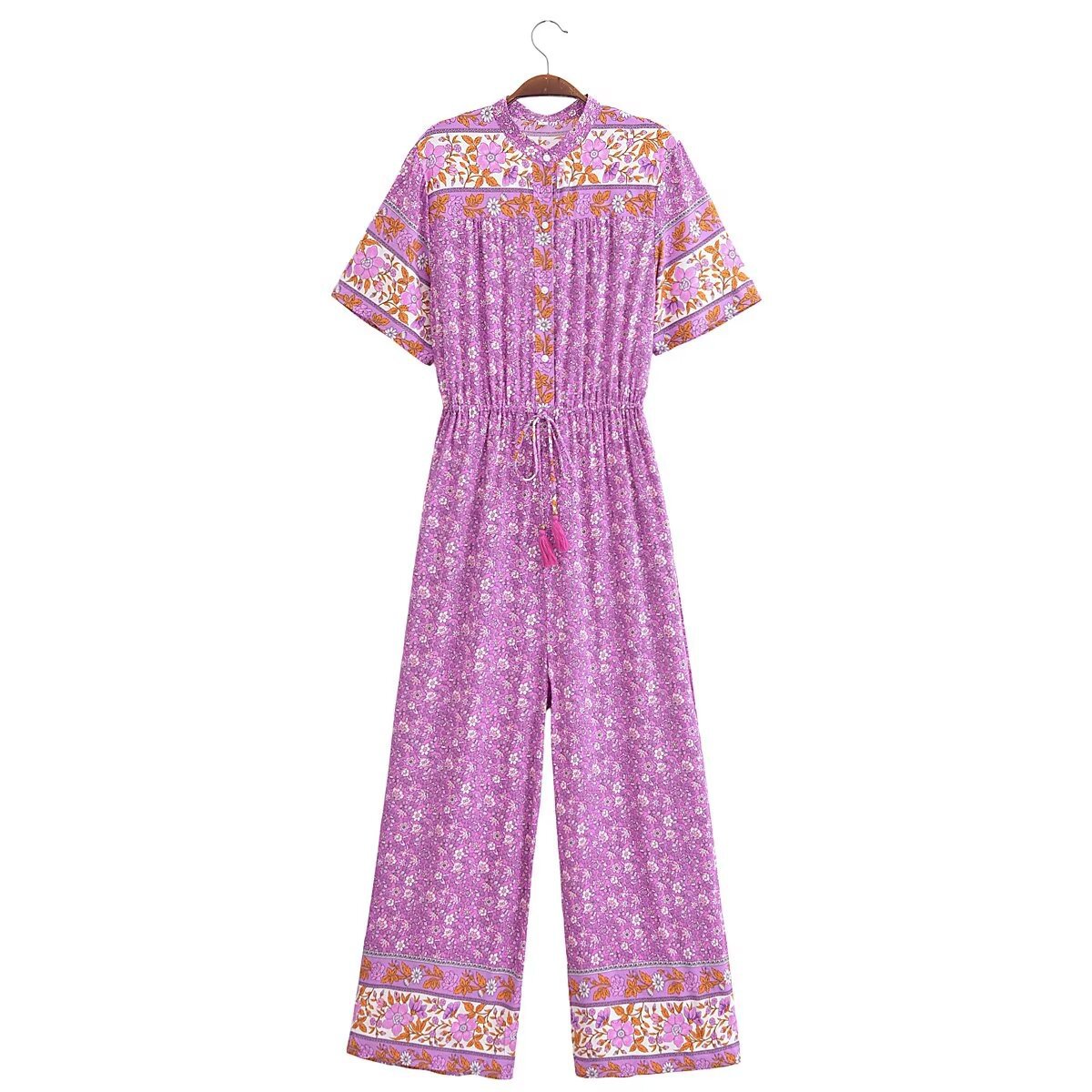 Women's Holiday Daily Streetwear Printing Full Length Casual Pants Jumpsuits display picture 1