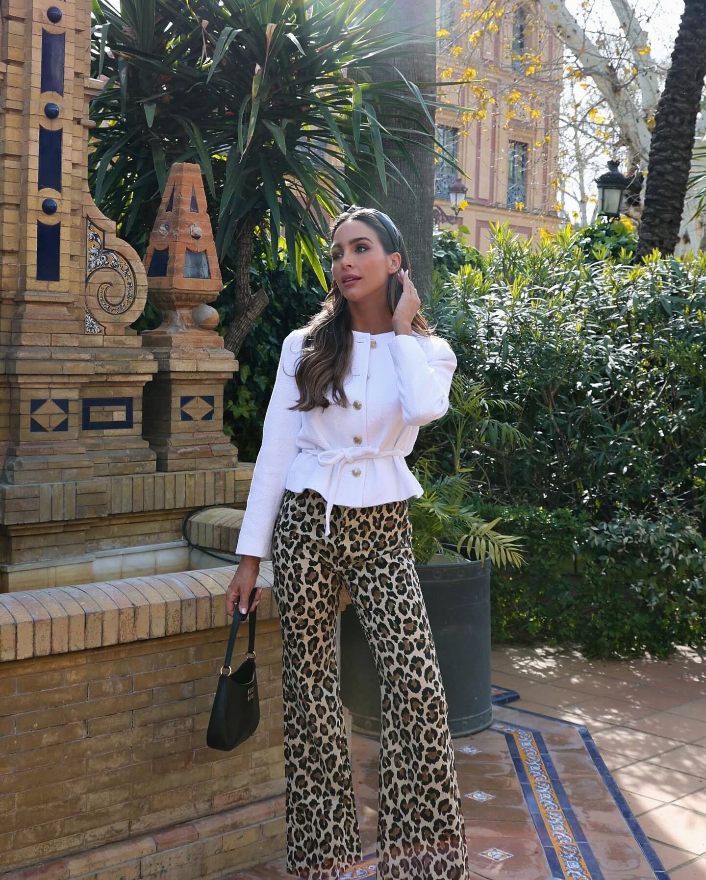 Holiday Daily Women's Streetwear Leopard Polyester Printing Pants Sets Pants Sets display picture 2