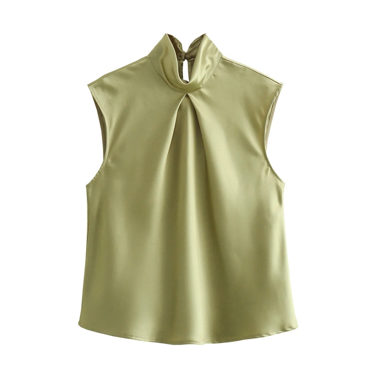 Women's Blouse Sleeveless Blouses Button Streetwear Solid Color display picture 3