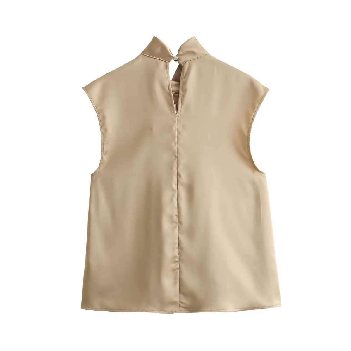 Women's Blouse Sleeveless Blouses Button Streetwear Solid Color display picture 6