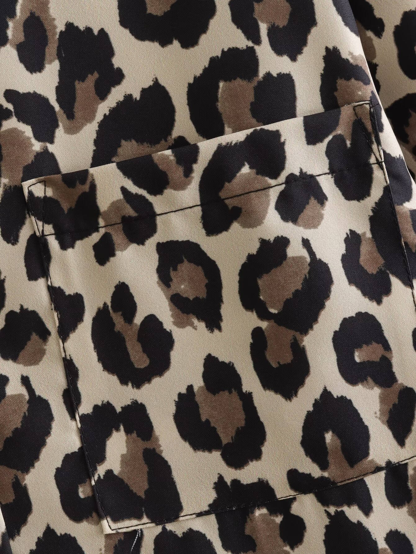 Ferien Täglich Frau Strassenmode Leopard Polyester Drucken Hosen-Sets Hosen-Sets display picture 10