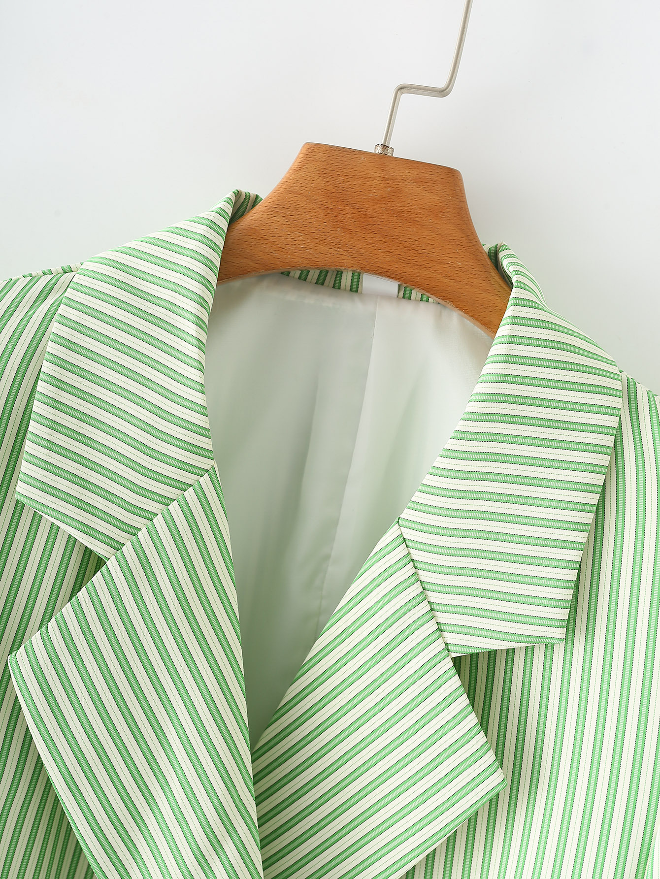 Women's Long Sleeve Blazers Button Streetwear Stripe display picture 8