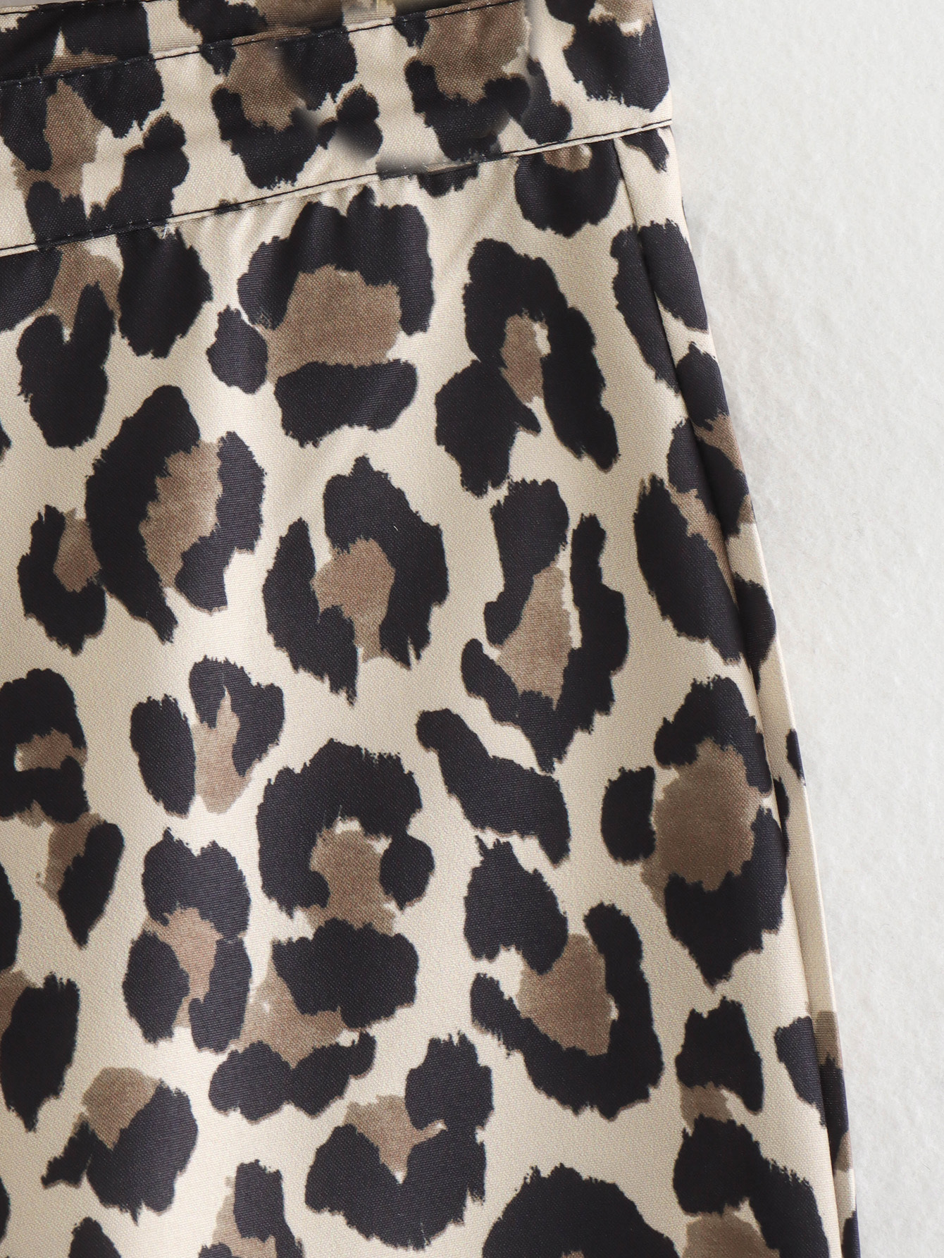 Ferien Täglich Frau Strassenmode Leopard Polyester Drucken Hosen-Sets Hosen-Sets display picture 18