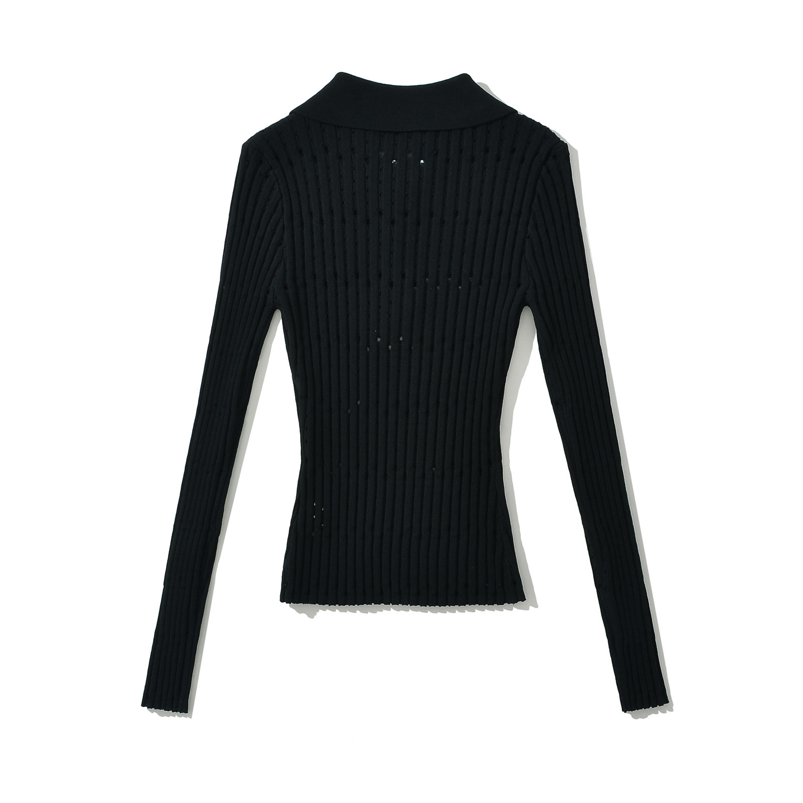 Women's Knitwear Long Sleeve Sweaters & Cardigans Hollow Out Streetwear Solid Color display picture 12