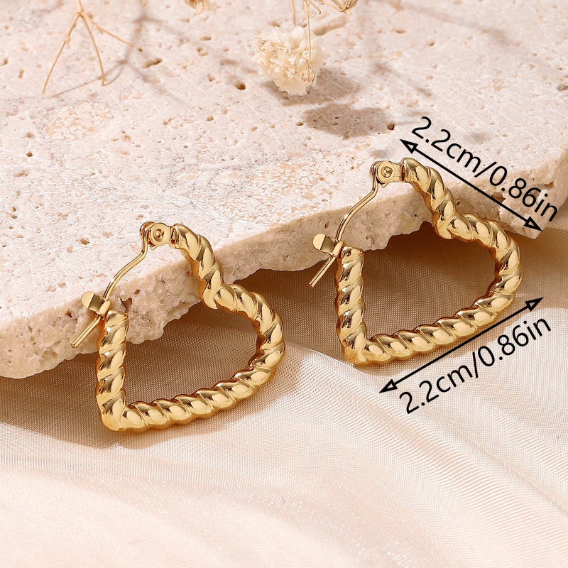 1 Pair 5 Pairs Simple Style Classic Style Solid Color Asymmetrical 304 Stainless Steel 18K Gold Plated Earrings display picture 8