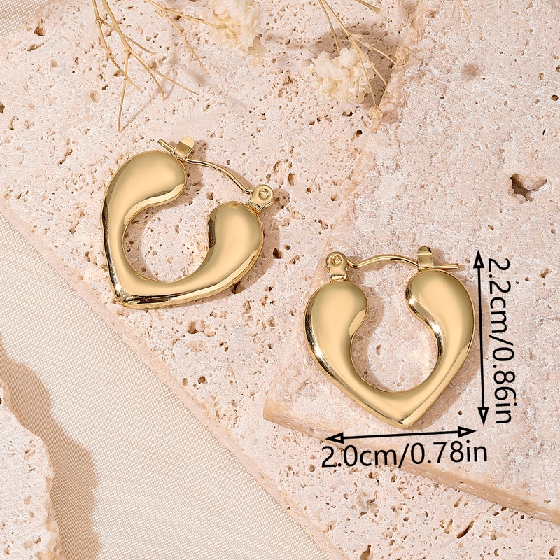 1 Pair 5 Pairs Simple Style Classic Style Solid Color Asymmetrical 304 Stainless Steel 18K Gold Plated Earrings display picture 17
