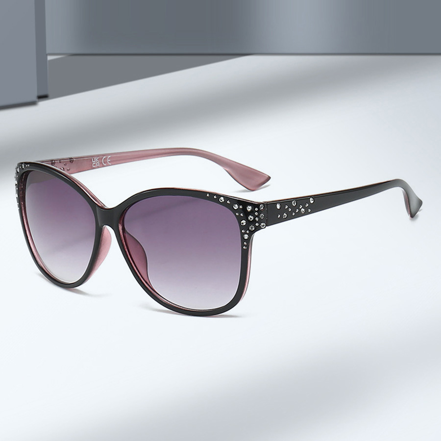 Simple Style Classic Style Color Block Pc Oval Frame Full Frame Women's Sunglasses display picture 1