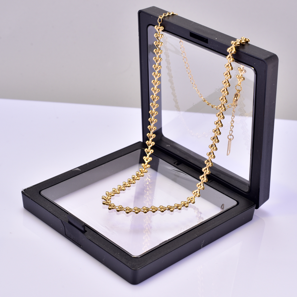 Acero Titanio Chapados en oro de 18k Estilo Simple Geométrico Collar display picture 4