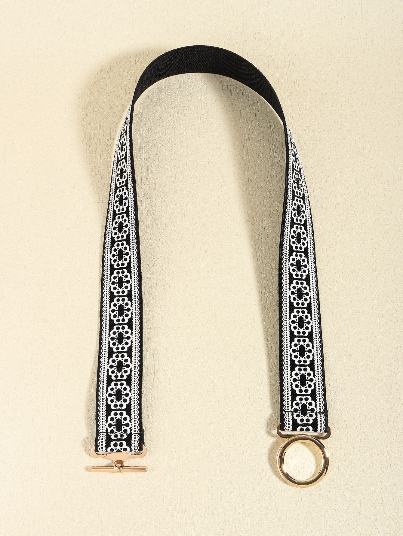 Casual Simple Style Geometric Alloy Elastic Band Women's Woven Belts display picture 9