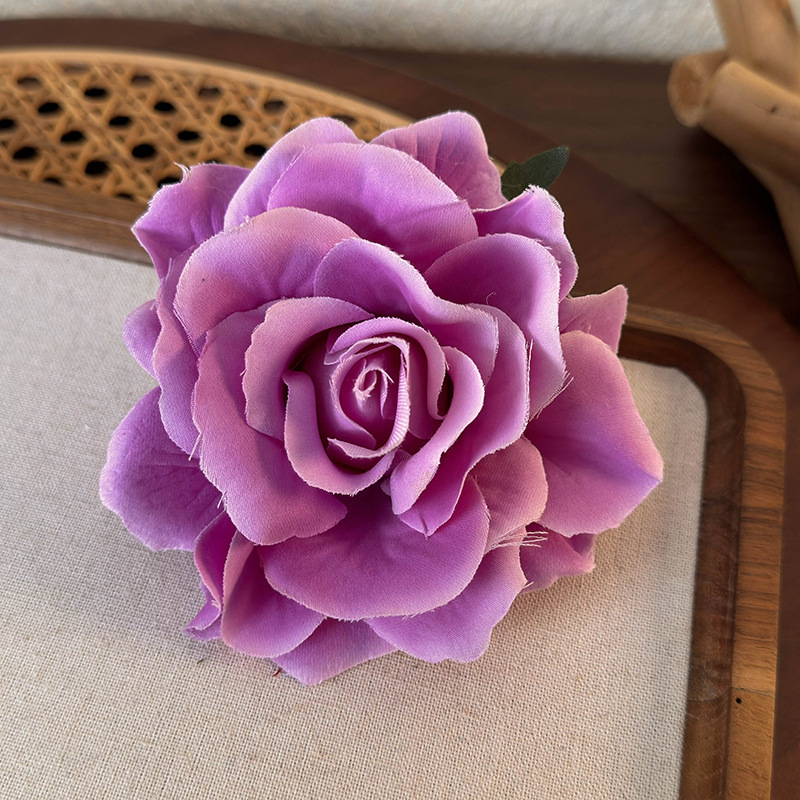 Women's Romantic Sweet Simple Style Flower Cloth Hair Clip display picture 8