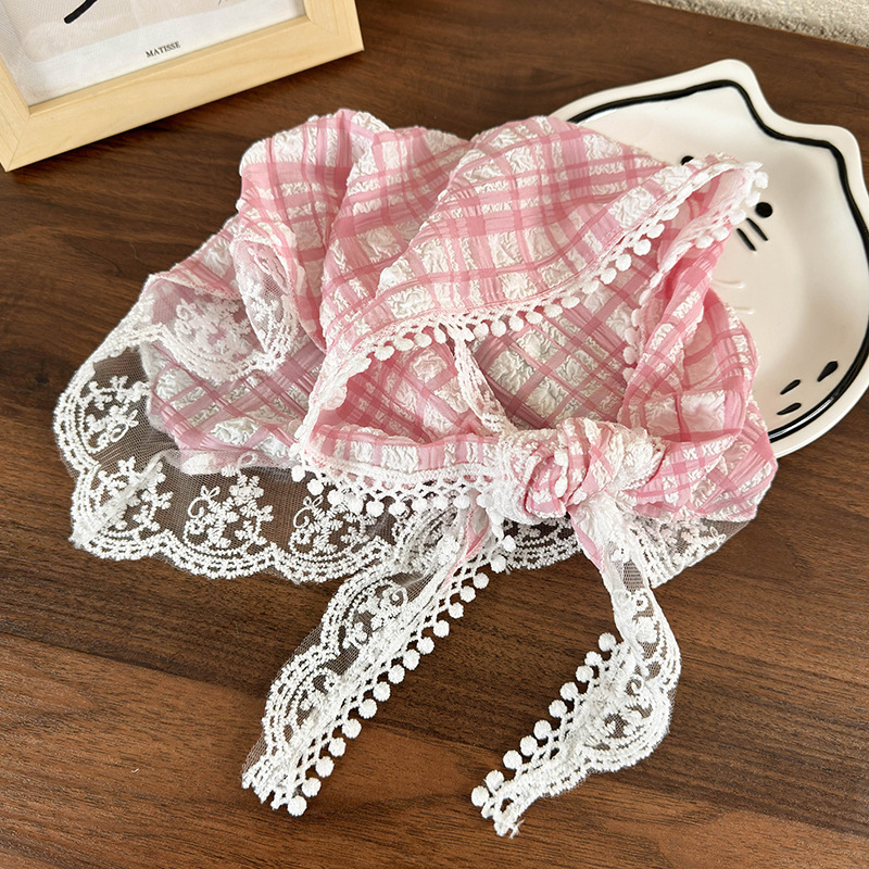 Women's Elegant Ethnic Style Pastoral Plaid Cloth Lace 1 Piece display picture 8