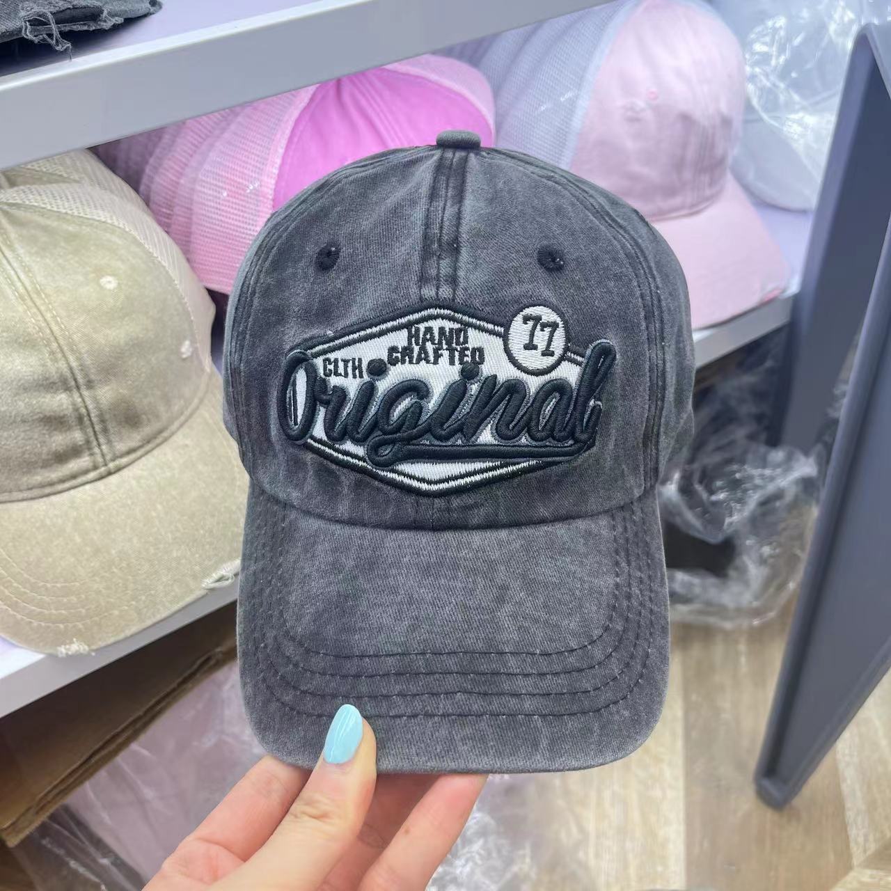 Unisex Casual Hip-Hop Commute Letter Number Embroidery Curved Eaves Baseball Cap display picture 3