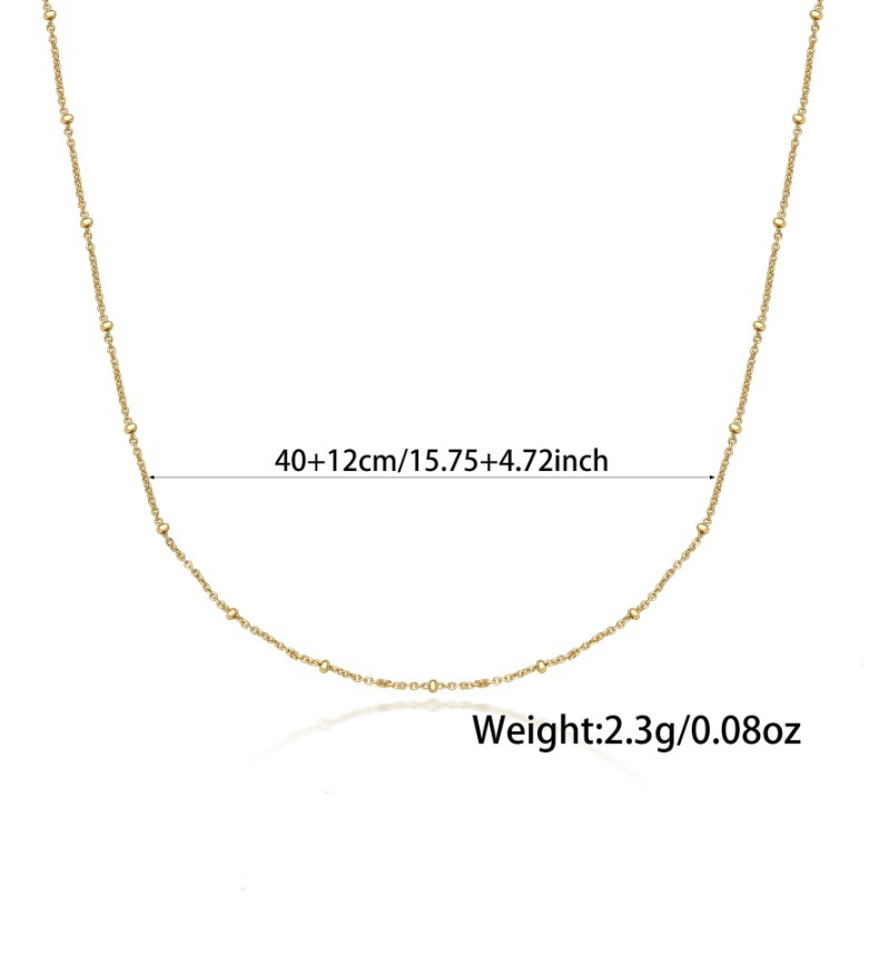 Plata Esterlina Chapados en oro de 18k Blanco Oro Plateado Casual Estilo Simple Geométrico Collar display picture 1