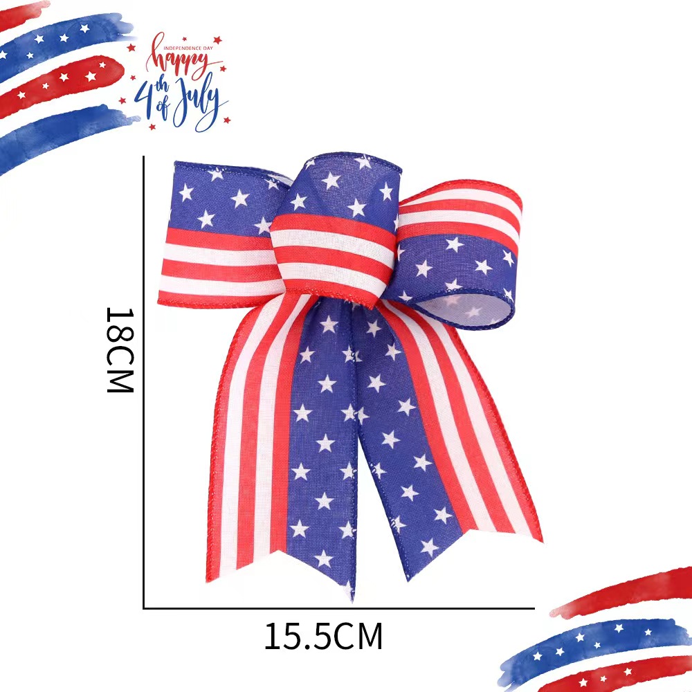 Independence Day American Flag Cloth Holiday Party Carnival Colored Ribbons Hanging Ornaments display picture 3