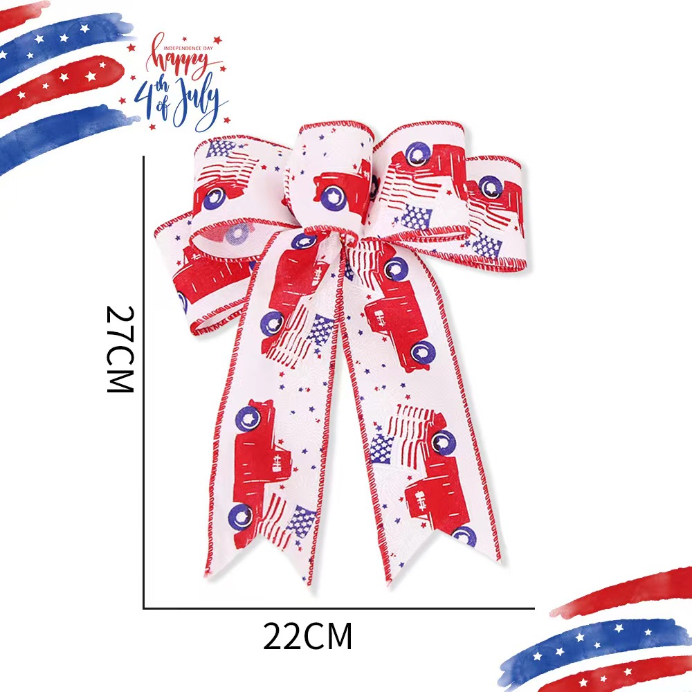 Independence Day American Flag Cloth Holiday Party Carnival Colored Ribbons Hanging Ornaments display picture 4