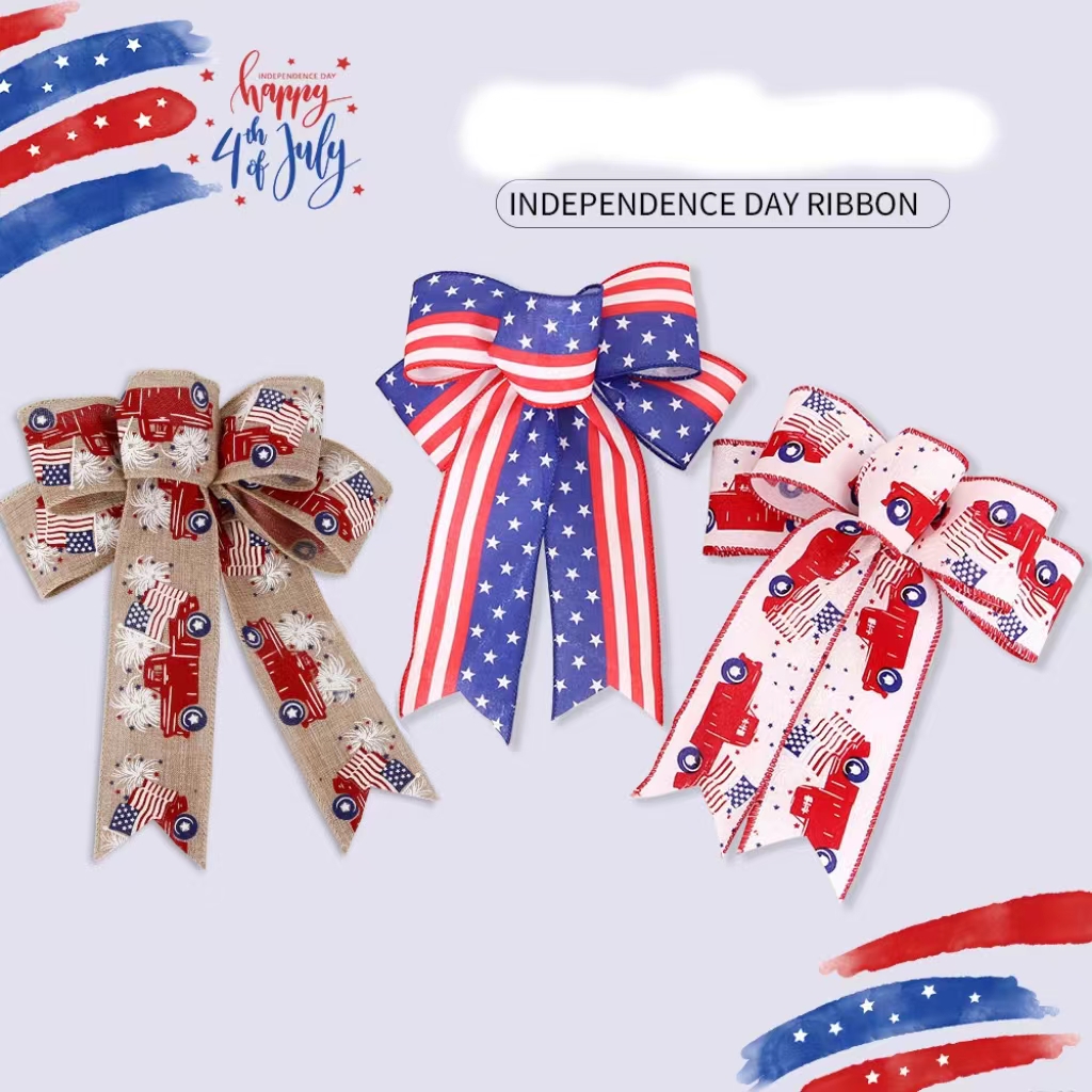 Independence Day American Flag Cloth Holiday Party Carnival Colored Ribbons Hanging Ornaments display picture 7