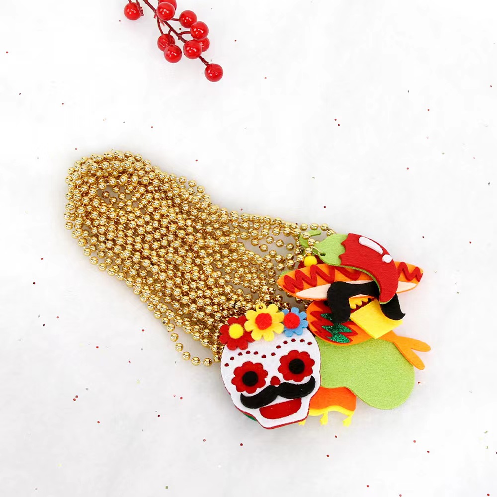 Casual Cute Simple Style Fruit Plastic Beaded Mexican Independence Day Unisex Pendant Necklace display picture 7
