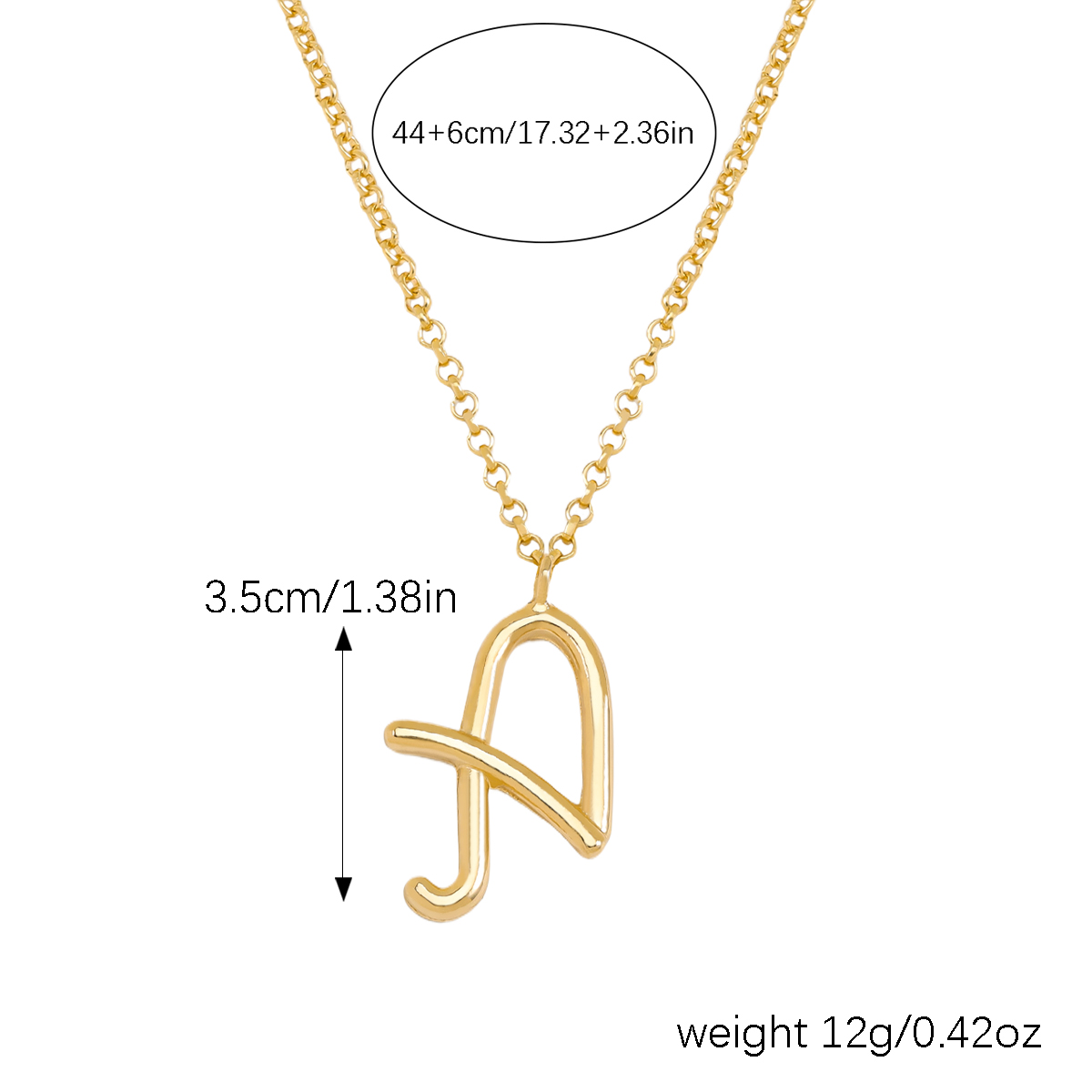 Simple Style Classic Style Letter Imitation Pearl Alloy Irregular Women's Pendant Necklace display picture 4