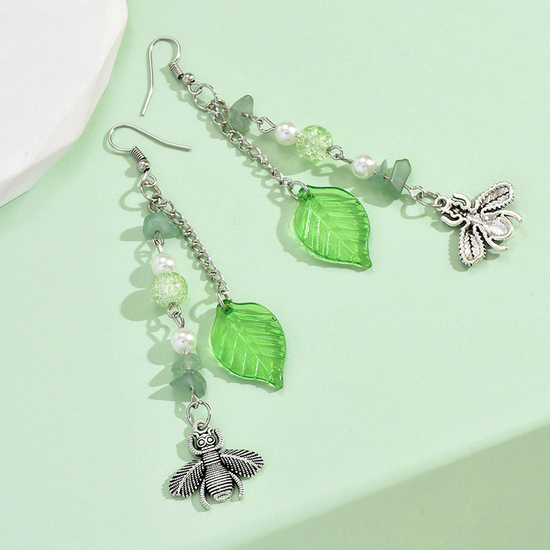 1 Pair Simple Style Classic Style Bee Alloy Drop Earrings display picture 4
