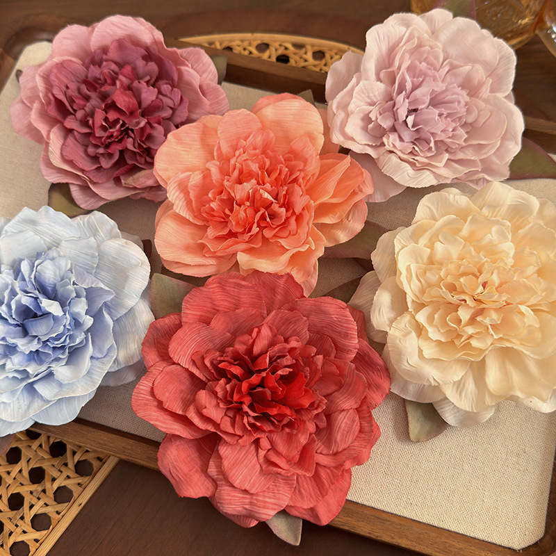 Women's Elegant Glam Flower Cloth Flowers Hair Clip display picture 4